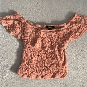 Off The Shoulder Crop Top From Forever 21